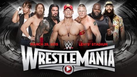 Latest Wwe Poster Ads For Fast Lane Ppv And Wrestlemania 31 Feature