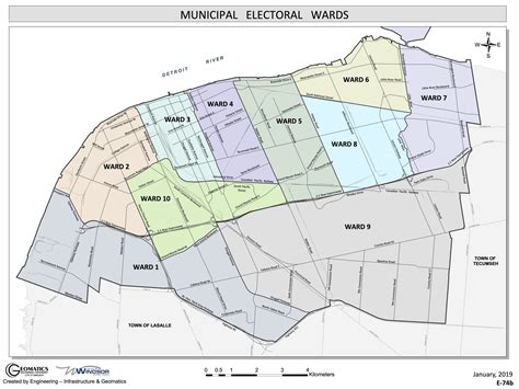 City Of Windsor Ward Map And Councilor Information Windsor Business