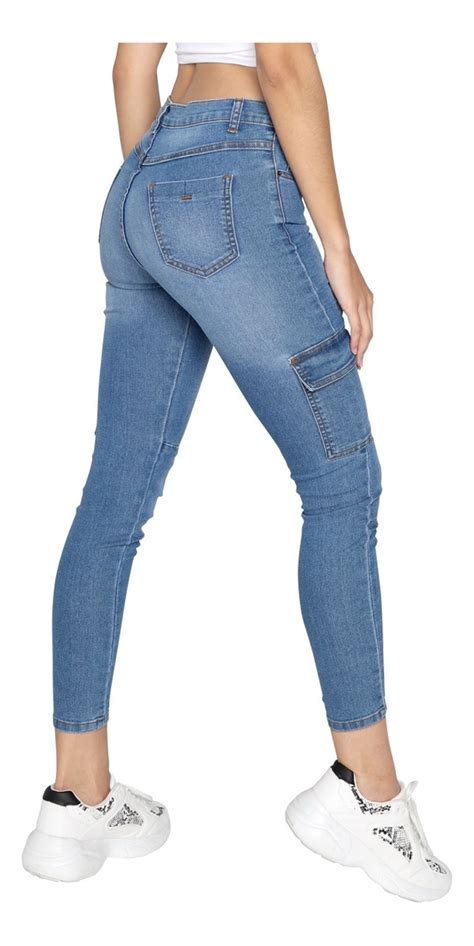 Pantalón Mezclilla Mujer Jeans Skinny Moda Diseño Original Mercado Libre