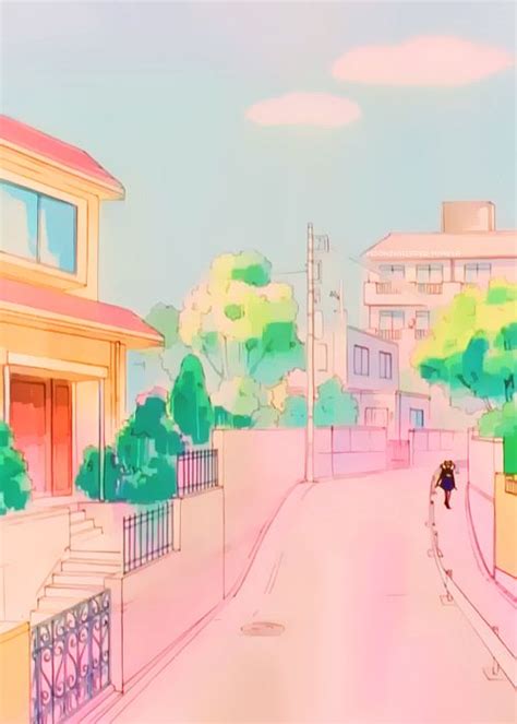 Anime 80s City Background Gambar Wallpaper Keren
