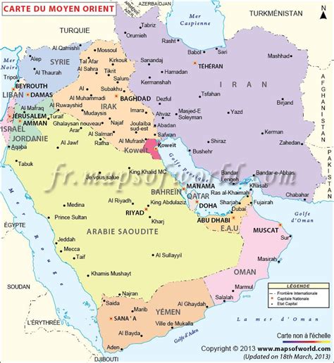 Moyen Orient Carte