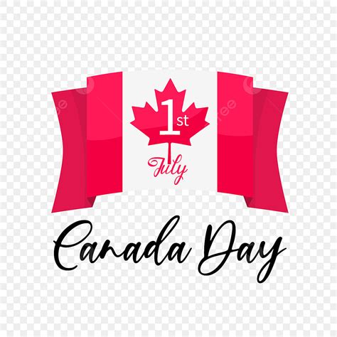 July Canada Clipart Hd Png First Of July Canada Day Ribbon Insignia