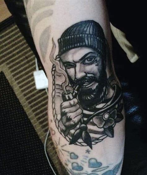 At sea, the anchor is the most secure object in a sailor's life, making it the perfect representation of stability. Top 75 Best Sailor Tattoos For Men - Classic Nautical Designs