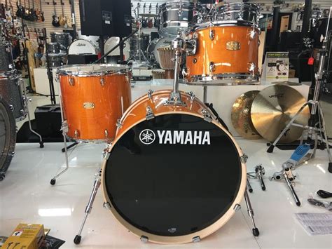 Yamaha Stage Custom Birch Drum Honey Amber 3pc Shell Pack Set 22 13