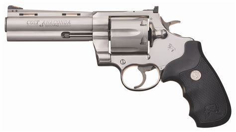 Colt Anaconda Double Action Revolver With Factory Letter Rock Island