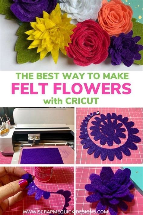 8 Secrets For Perfect Rolled Felt Flowers Felt Flowers Diy Felt