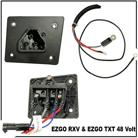 48v Golf Cart Charger Receptacle For Ezgo Rxv Txt 2008 And Up 602529