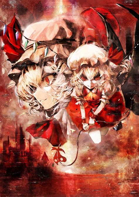 Remilia Scarlet And Flandre Scarlet Touhou Drawn By Kataruubw Emiya