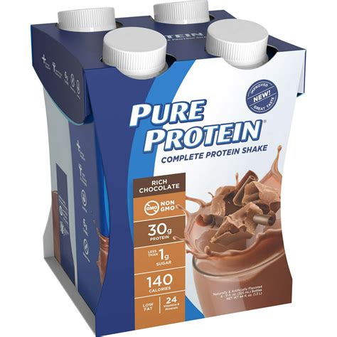 Pure Protein Complete Protein Shake 30 Grams Of Protein Rich