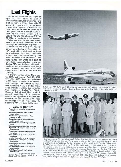 Delta Air Lines 747 Farewell 1977 The Airchive 20