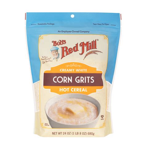 White Corn Grits Bobs Red Mill Natural Foods