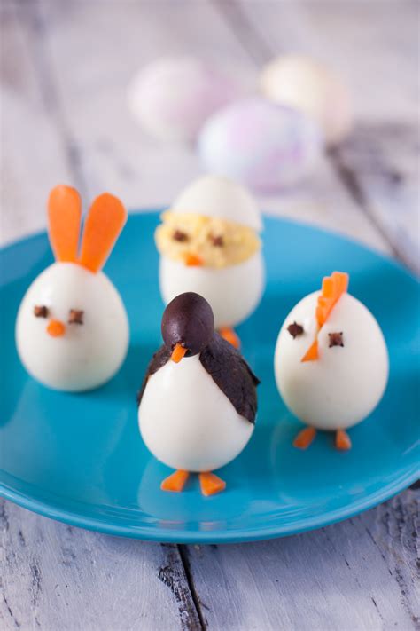 Desserts with eggs, dinner recipes with eggs, you name it! What to do with Easter Eggs: Boiled Egg Animals - Eating ...
