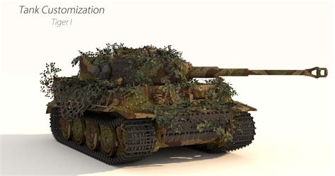 Tank Customization Tiger I Hinterhalt Ambush Camouflage Rbattlefieldv