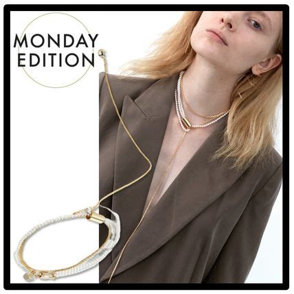 Monday Editiondropped Chain And Pearl Monday Edition Buyma