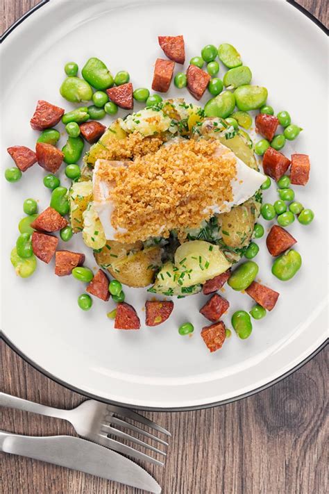 A collection of cod fillet recipes from great british chefs, ranging from baked cod, salted cod and poached cod. Baked Cod Fillet with New Potatoes | Krumpli