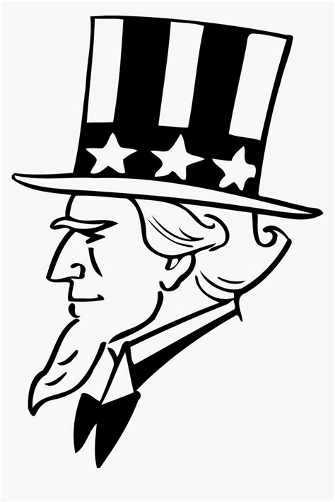 Uncle Sam Clip Arts Uncle Sam Cartoon Drawing Hd Png Download Kindpng