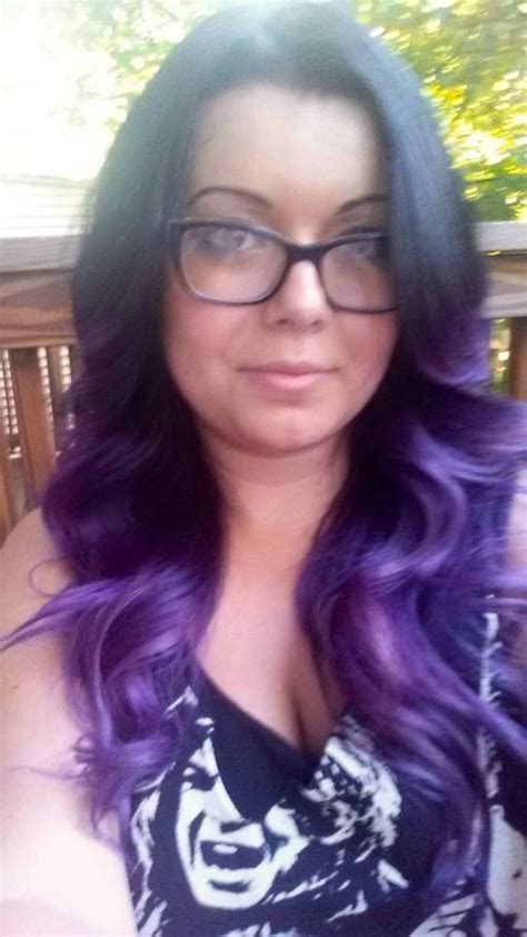 Purple Ombre Womens Glasses Purple Ombre Hair