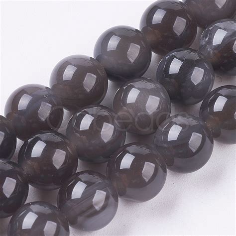 Cheap Natural Ice Obsidian Bead Strands Online Store