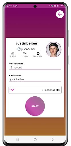 Justin Beiber Fake Video Call For PC Mac Windows 11 10 8 7 Free