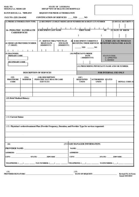 Louisiana Medicaid Application Form Pdf Walden Wong