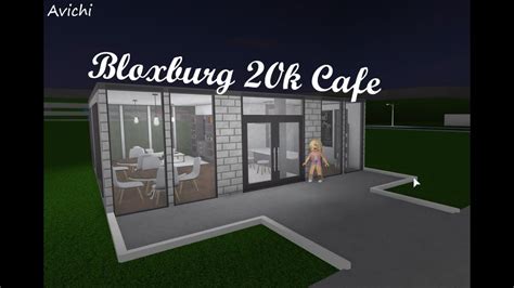 Bloxburg 20k Cafe No Gamepass Roblox Avichi Youtube