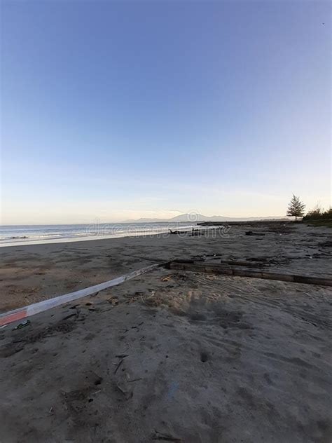 Pantai Panjang Beach Bengkulu Indonesia Stock Photo Image Of