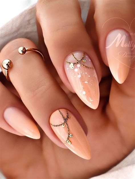 Sweet Peach Nail Designs To Try This Summer Peach Nails Coral