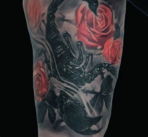 Bright tattoos all tattoos tribal tattoos dark tattoo i tattoo scorpio zodiac tattoos stick poke tattoo tatto design traditional tattoo. 60 Scorpion Tattoo Designs For Men - Ideas That Sting