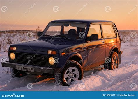 Russian Off Road Car Lada Niva Editorial Photography Image Of Soviet