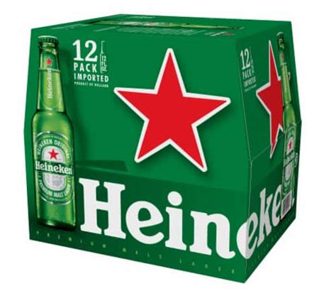 Heineken Original Lager Beer 12 Pack 12 Fl Oz Bottles 12 Bottles