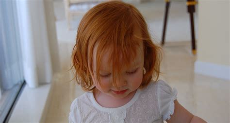 We took her to play lazertag where she found herself getting shot in more ways than one! 25 Redhead Baby Names For Girls | BabyGaga