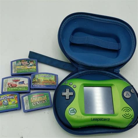 Leapfrog Leapster 2 Learning Game System Green 21155 Games For Sale