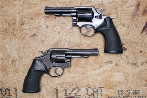 Smith And Wesson Model 10 6 38 Special Police Trade In Revolvers With
