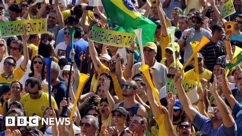 Mass Brazil Protests Against President Rousseff Bbc News