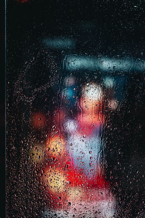 glass wet macro drops rain hd phone wallpaper peakpx