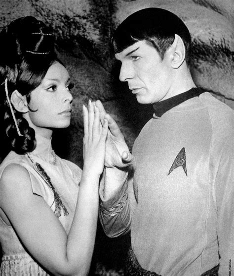 Another Publicity Photo From “amok Time” 1967 Star Trek 1966 Star Trek Cast Star Trek Original