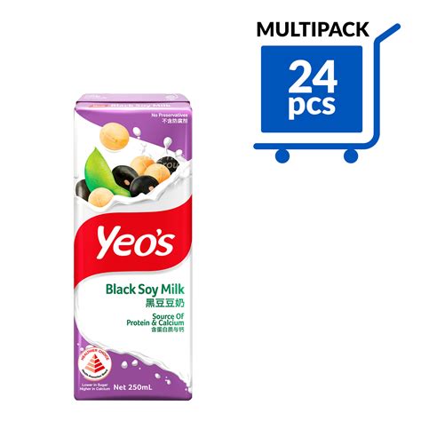 Yeos Packet Drink Black Soy Milk Ntuc Fairprice