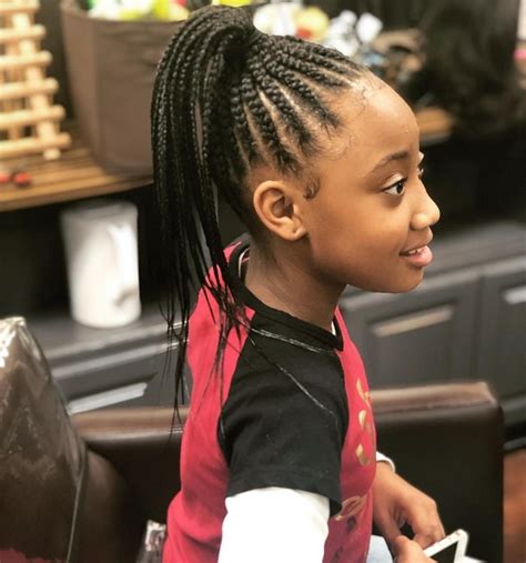 This hairstyle for 10 year old girls might look simple, but it's not as easy to make as it looks! 15 Best Hairstyles for 10 Year Old Black Girls - Child Insider