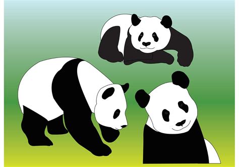 Panda Vectors Download Free Vector Art Stock Graphics And Images