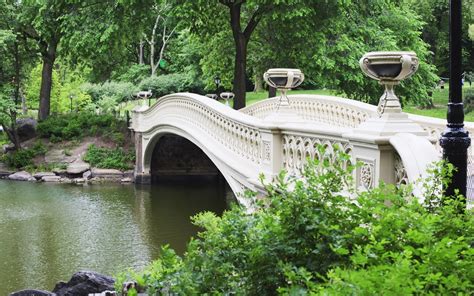 Bow Bridge Bridges 1080p Central Park Manhattan Hd Wallpaper