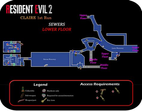 Resident Evil 2 Remake Maps