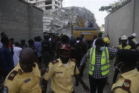 21 Story Building Under Construction In Nigeria Collapses Los Angeles