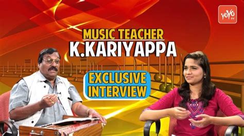 Music Teacher Kkariyappa Exclusive Interview Kannada