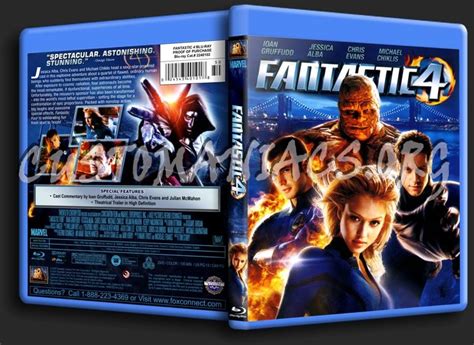 Fantastic Four Blu Ray Cover Dvd Covers And Labels By Customaniacs Id