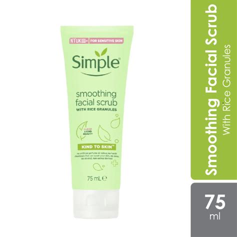 Simple Kind To Skin Smoothing Facial Scrub 75ml Lazada