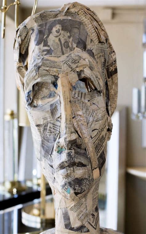 How To Make A Paper Mache Face Sculpture Christopher Myersas