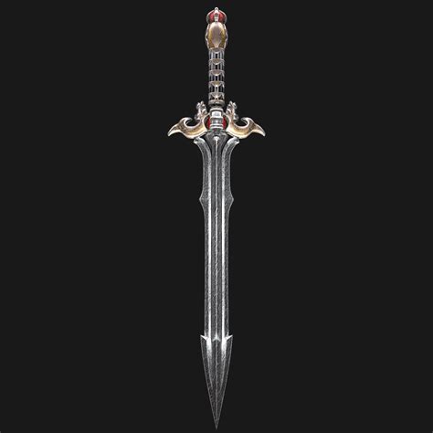 Fantasy Sword 16 3d Model By Nicutepes 3docean