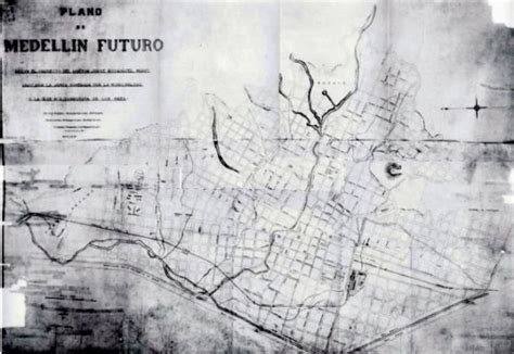 Medellín Plano De Medellin Futuro 1913 Galeria De Imágenes Escuela