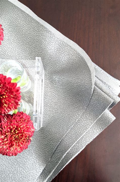 Faux Leather Tablecloth Diy In Five Minutes From Yardage