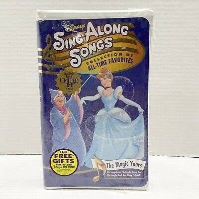 Disney Sing Along Songs The Magic Years Vhs Tape Clamshell